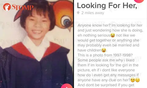 Man looking for childhood friend on Tinder -- 'to see how she's doing'