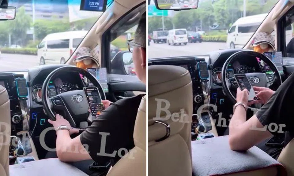 Grab suspends driver who used phone while driving, gives passenger apology and refund