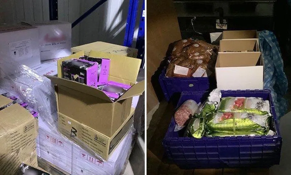 The wholesaler had been found flouting the Wholesome Meat and Fish Act and Food Regulations on several occasions. PHOTOS: SINGAPORE FOOD AGENCY