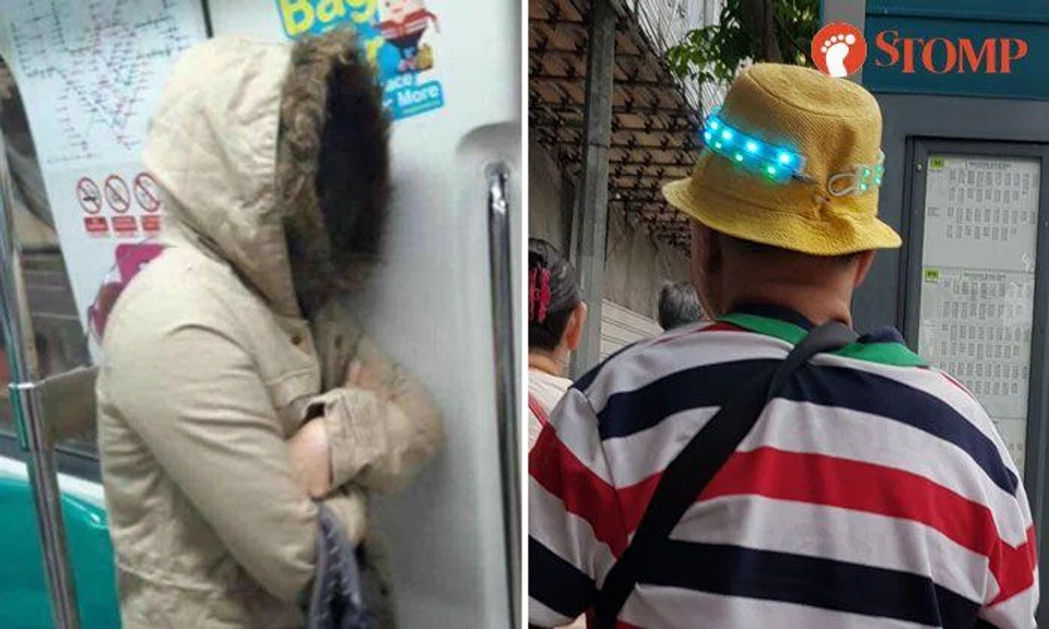 Winter is coming: Cold spell in Singapore brings out unique attire like winter coat and blinking hat
