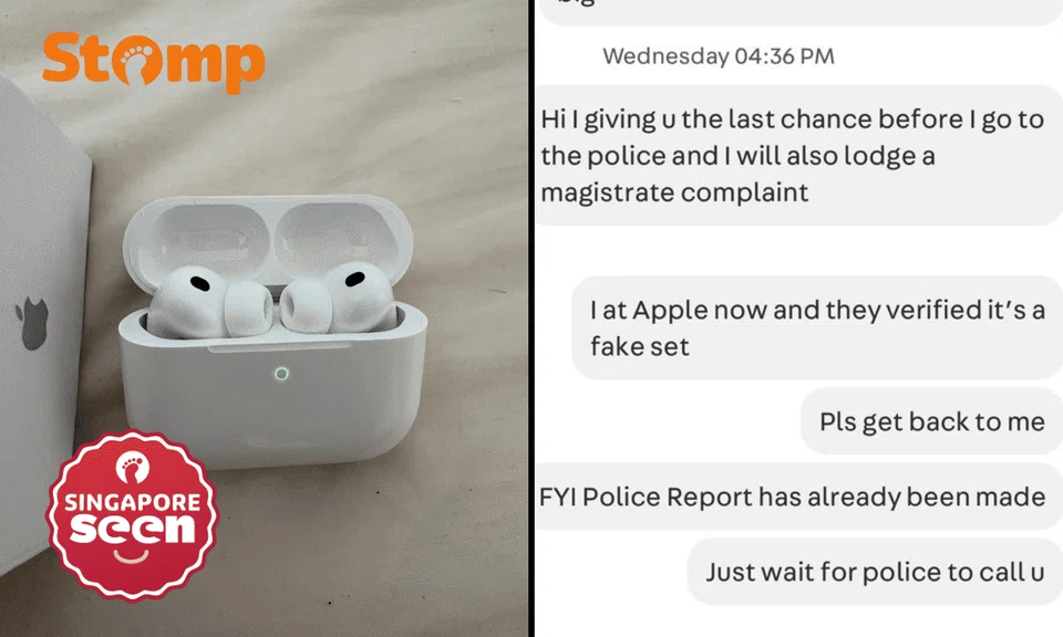scammed with fake airpods