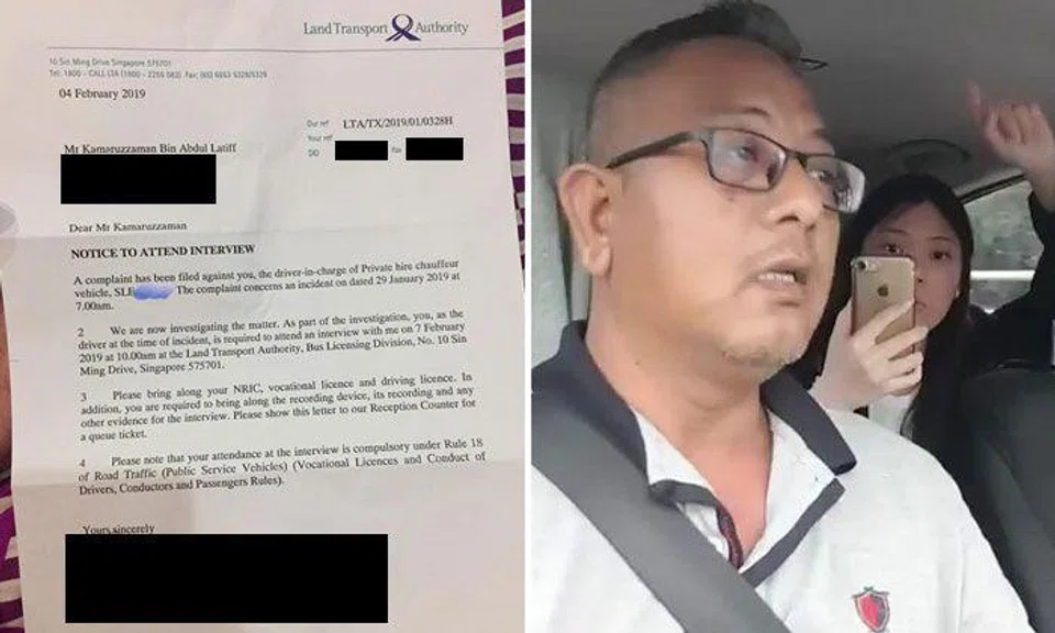 Gojek driver in viral video summoned for LTA interview after complaint lodged against him