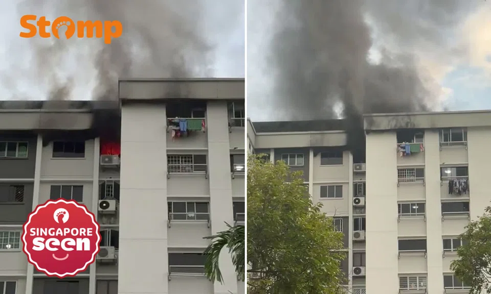 Pasir Ris fire, flat fire, SCDF