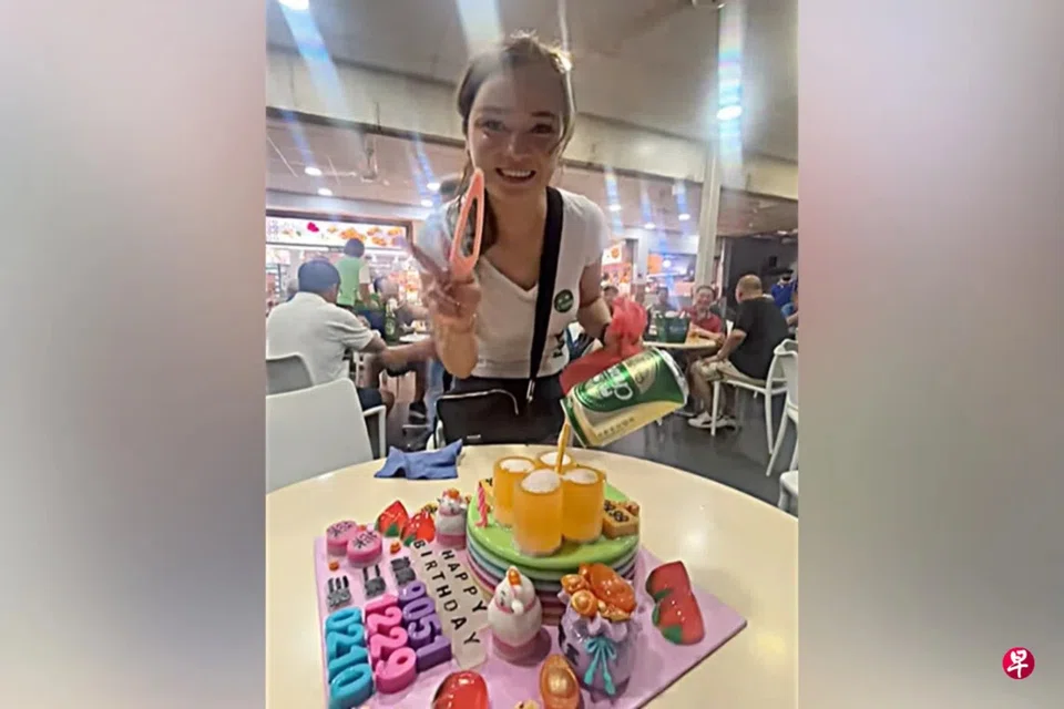 Dozens of customers showed up to celebrate her 37th birthday.