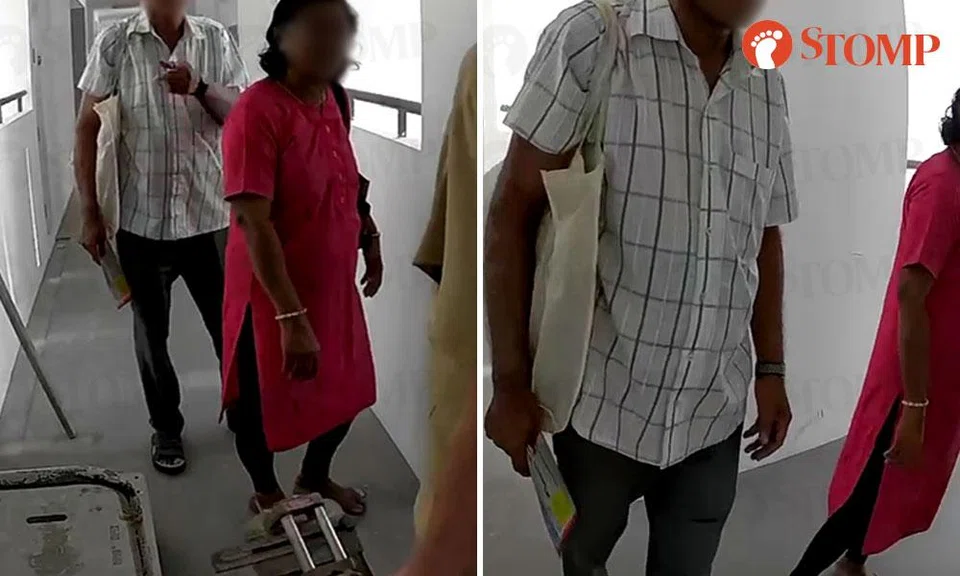 strangers enter woodlands bto flat undergoing renovation