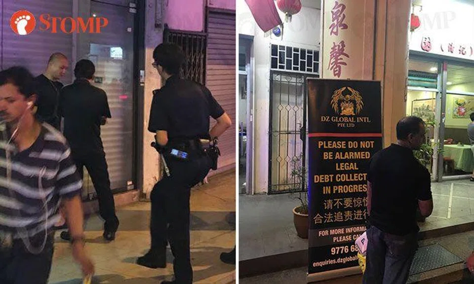 Debt collectors create ruckus outside Jalan Besar restaurant, even stop passing vehicles