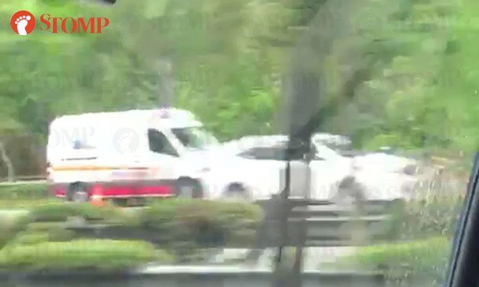 Rider, 28, taken to hospital after accident along BKE