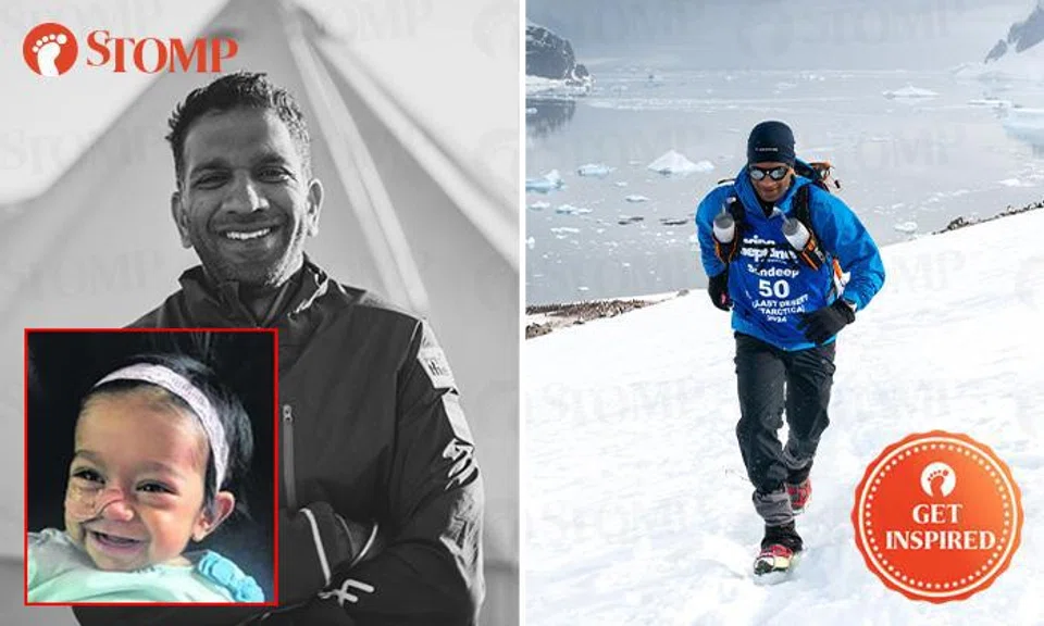 After losing his newborn daughter, a man found solace in sweat, pain, and hunger. 