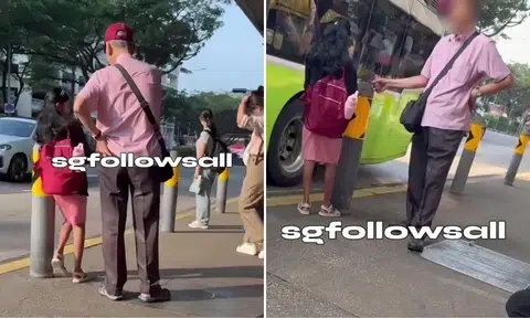 uncle taps girl’s shoulder at clementi bus stop