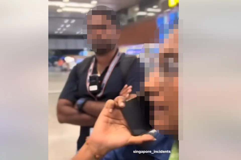 The man claimed the two Indian NEA officers had let Indian offenders off. 