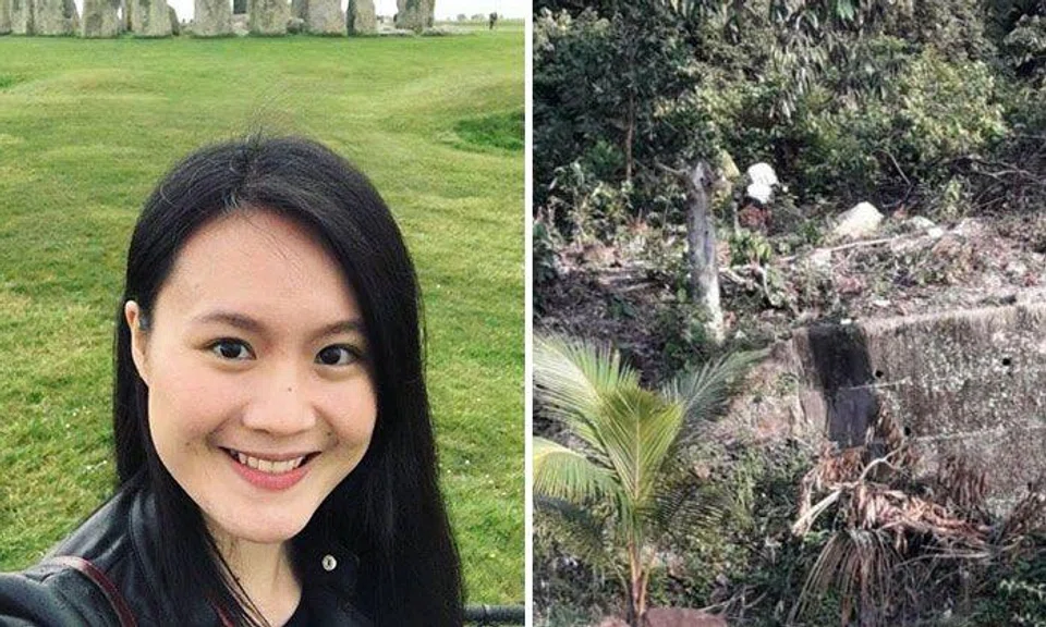 Lum Jie (left) and Gunung Pulai (right). Photo: Lianhe Wanbao and Facebook