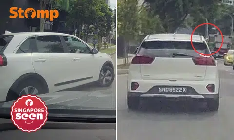 Driver makes dangerous manoeuvre, blocks Stomper and shows middle finger