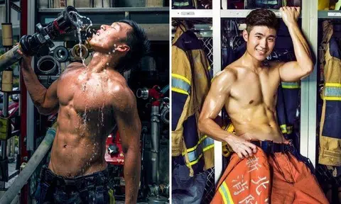 Taipei fire department's shirtless firefighters set netizens' hearts ablaze