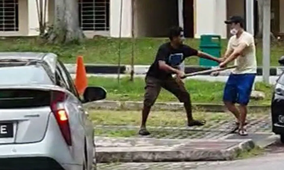 Man arrested after slicing his own arm in Choa Chu Kang, 2 taken to hospital