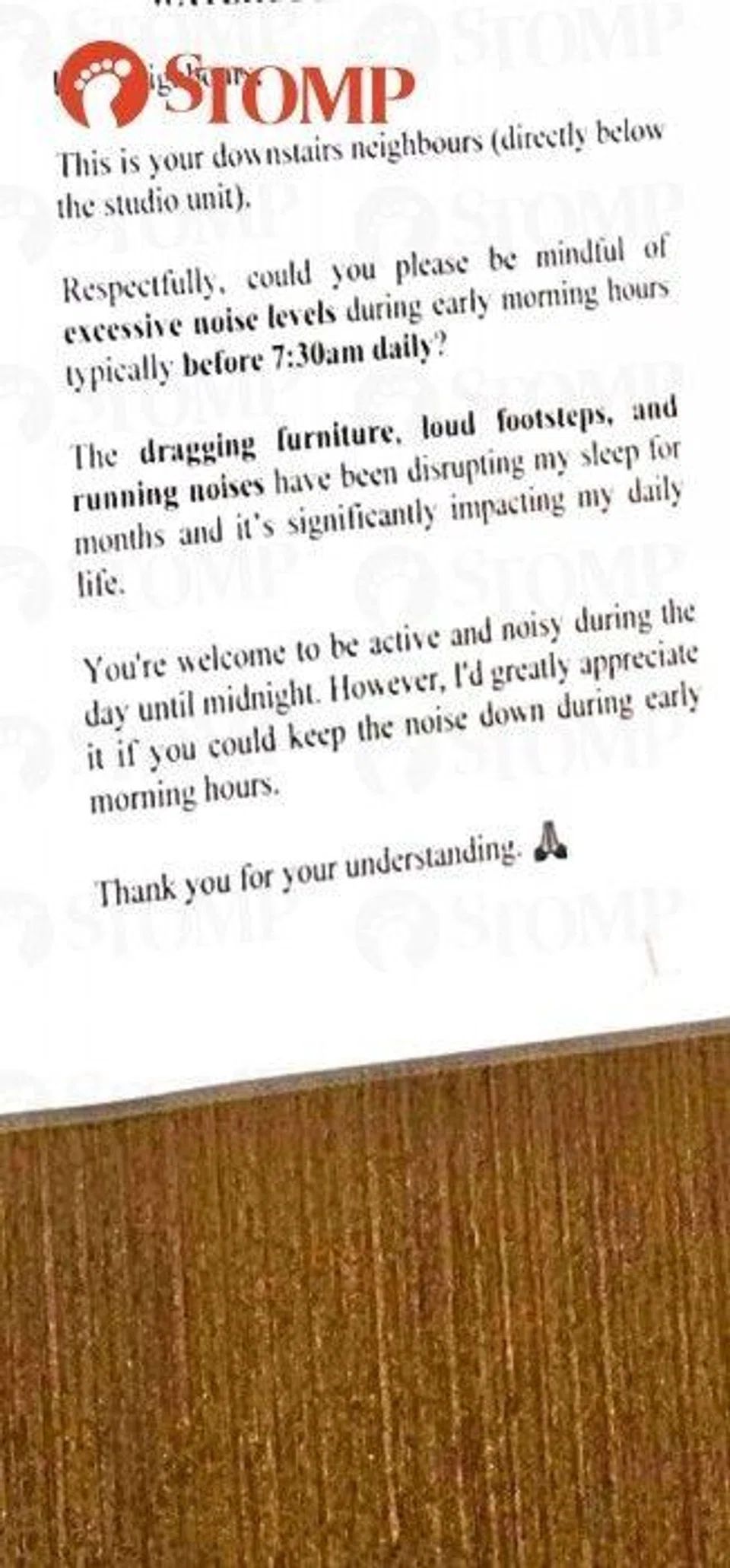 complaint note 