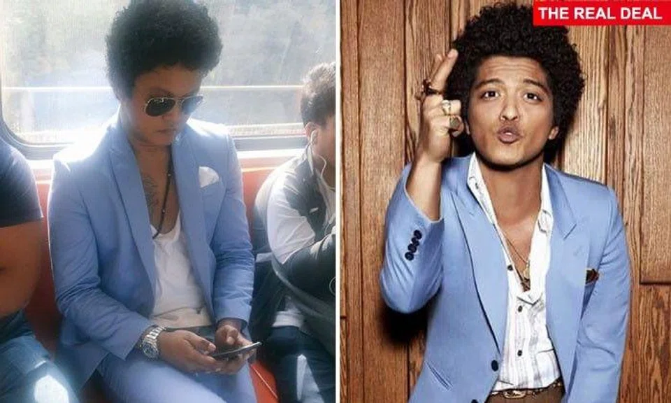 Photo on the left by Seriyanti (Doppleganger) Photo on the right by Blogspot (Bruno Mars)
