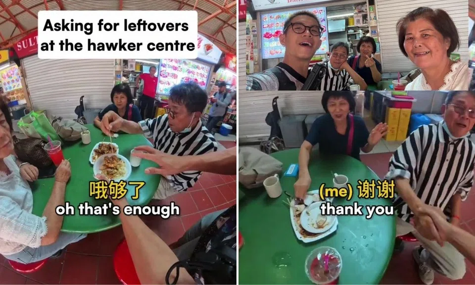 elderly group wins praise for sharing rojak with travel tiktoker