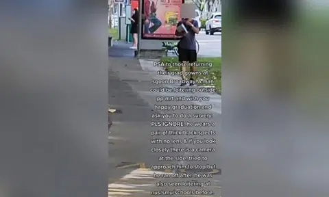 TikTok users warn of man with hidden camera approaching students in Serangoon