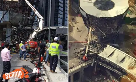 1 dead after pedestrian bridge connecting KL Eco City and The Gardens Mall collapses