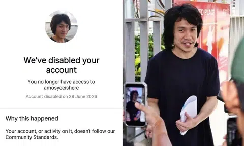 amos yee instagram account banned after community standards violation