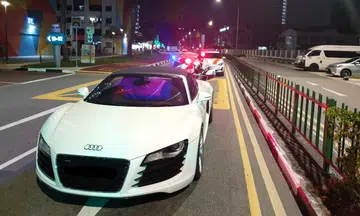Audi sports car driver caught speeding at 112kmh on PIE among 20 motorists charged for drink driving
