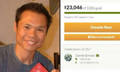 On the right: Mr Lionel Tan Photos from Gofundme.com