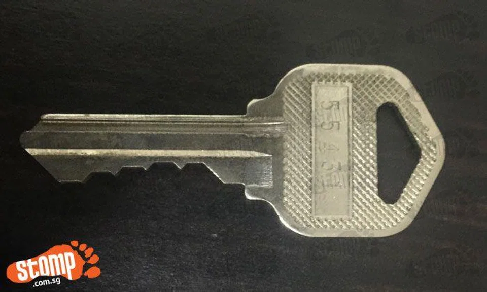 Is this key yours? It was found at City Hall MRT Station