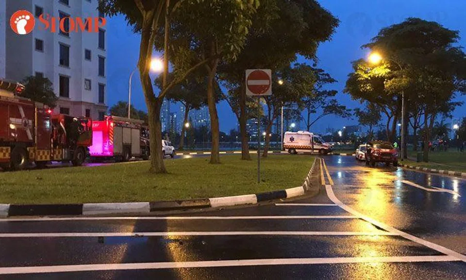 Woman stuck on boat while seeking shelter from rain -- but why didn't she just go to nearby block?