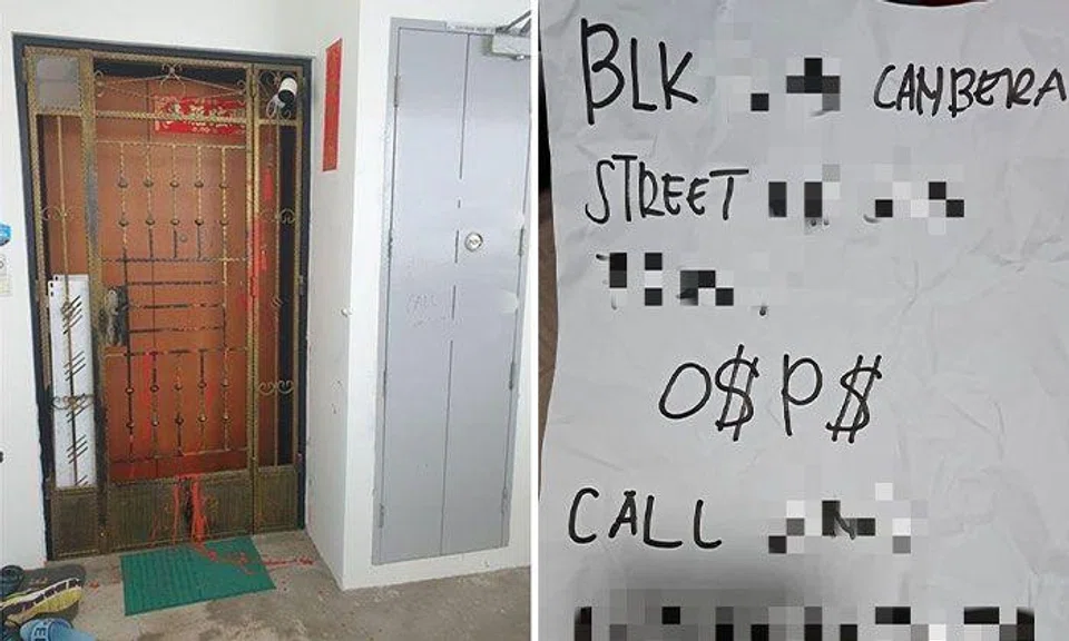 Woman and man arrested for separate cases of loanshark harassment at Jurong West and Canberra