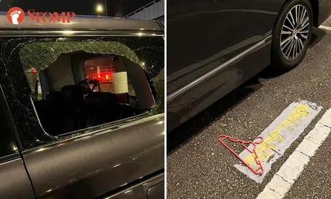 S'pore family's car smashed, valuables stolen in JB: 'We were locked as targets'