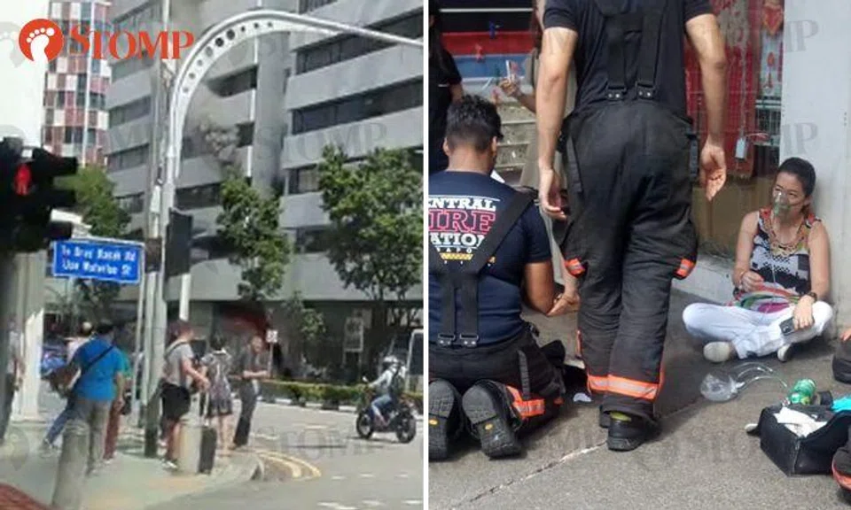 Woman taken to hospital, 60 evacuated after fire at public entertainment outlet in Middle Road