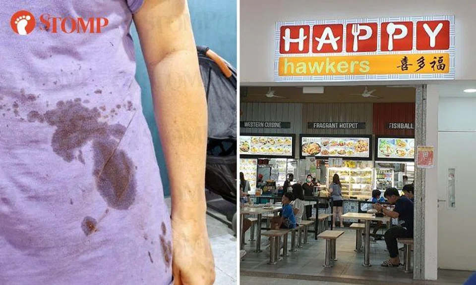 Compassvale hawker warned and penalised after splattering sauce all over customer: Koufu