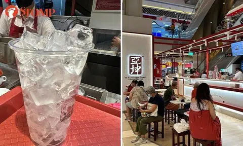 Stomper appalled by amount of ice in Ya Kun drink: 'Did I pay for ice or coffee?'