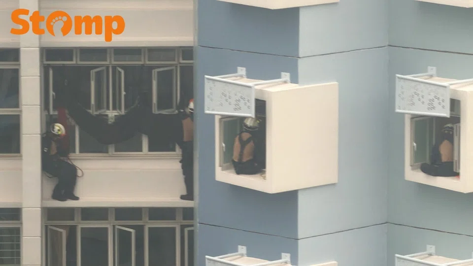 Man arrested for throwing items down Bukit Batok block