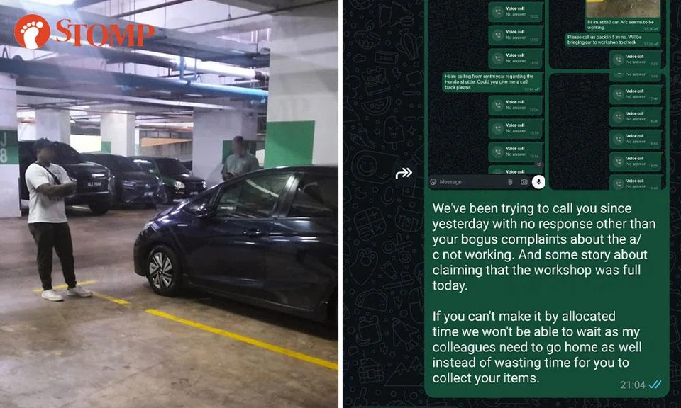 rental company takes back car leaving couple stranded in JB