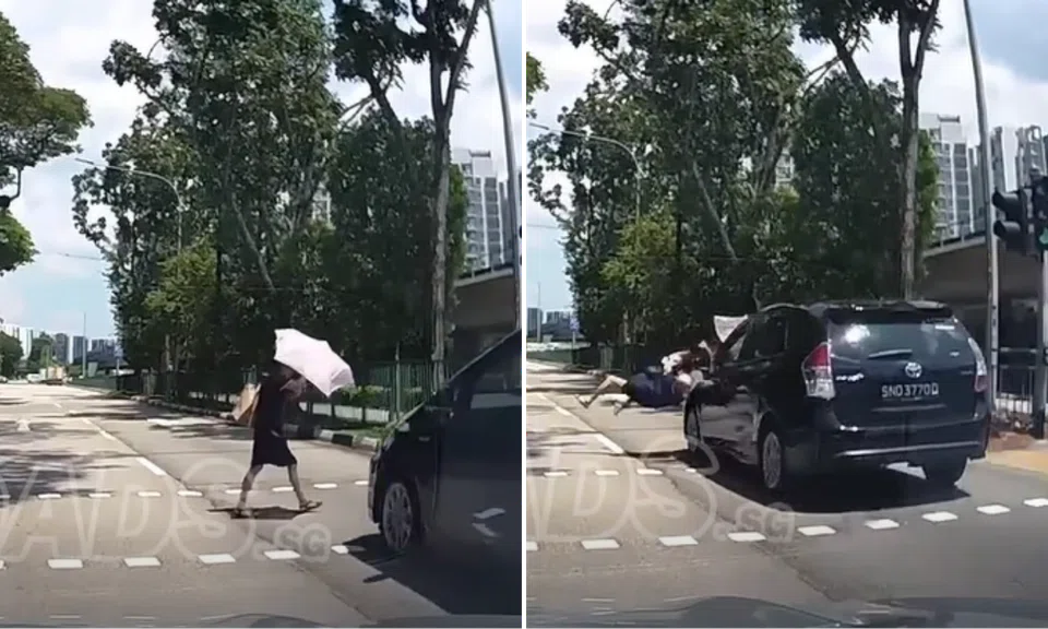 Woman gets hit by car
