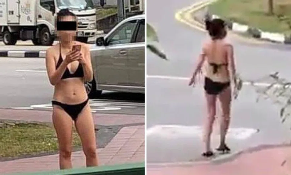 Weather too hot? Bikini babe running around in Balestier sparks discussion