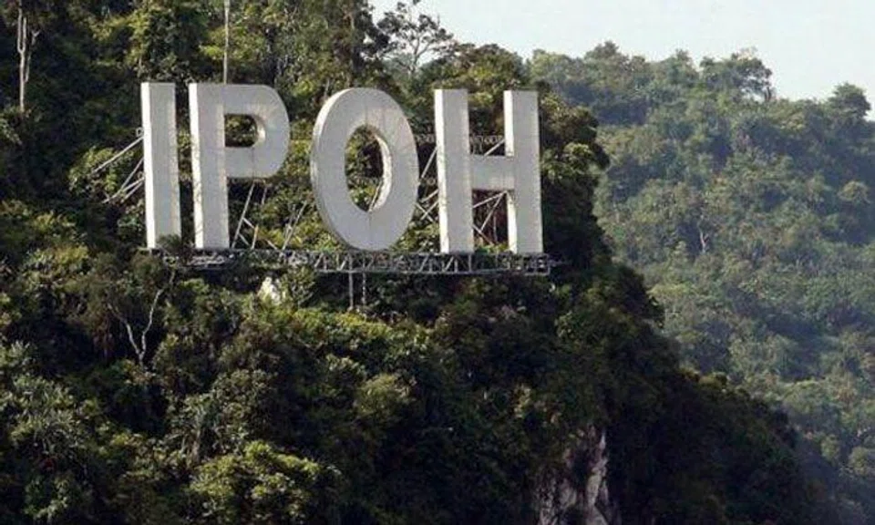Teen daredevil scales Ipoh lettering landmark 