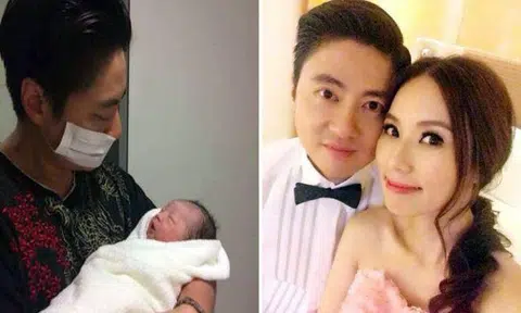 Left: Yvonne Lim's Taiwanese husband Alex Tien, 37, with their daughter Alexa. PHOTO: COURTESY OF YVONNE LIM AND THE CELEBRITY AGENCY