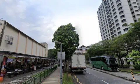 Residents living across the road complain of late-night noise from the coffee shop at 101 Yung Sheng Road. PHOTO: GOOGLE MAPS