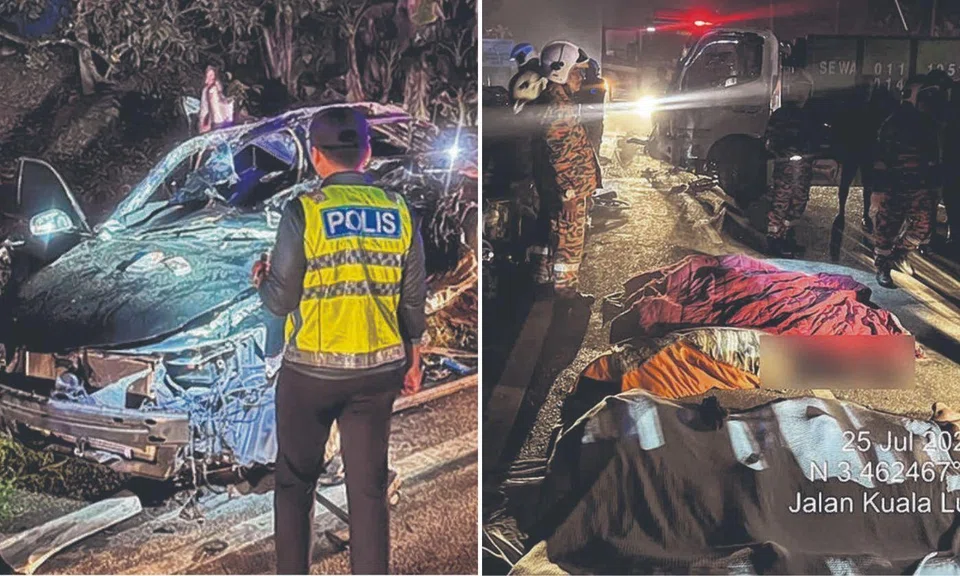 Six young men aged 15 to 25 killed in Pahang, M’sia crash between Toyota Vios and 1-tonne lorry