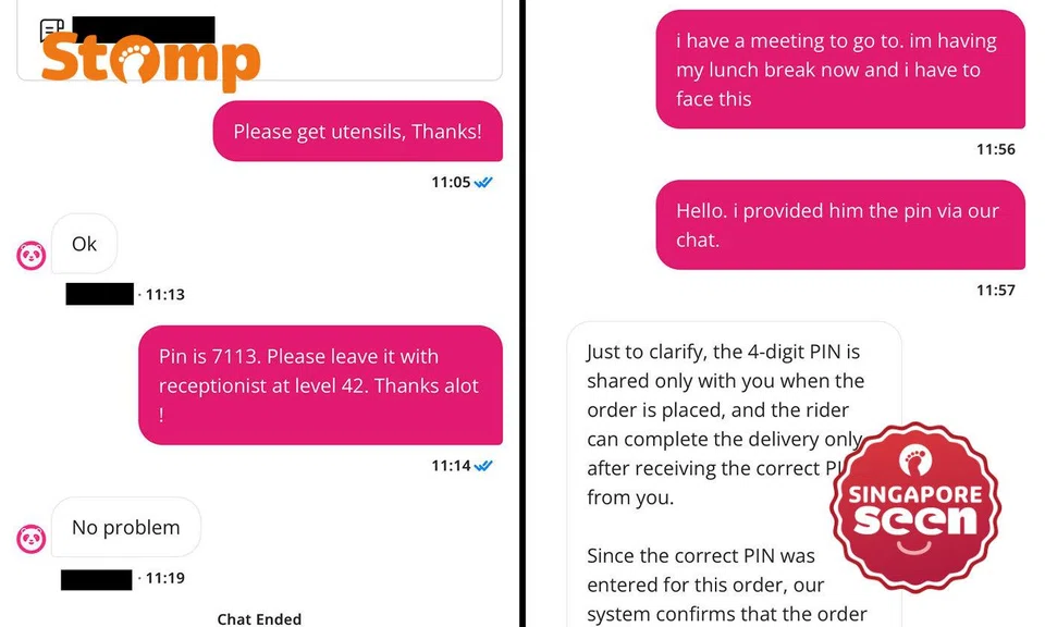 Foodpanda delivery no-show