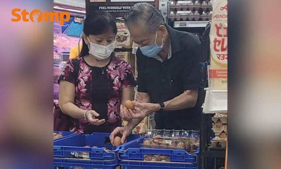 choose eggs FairPrice stomp outrageous submission