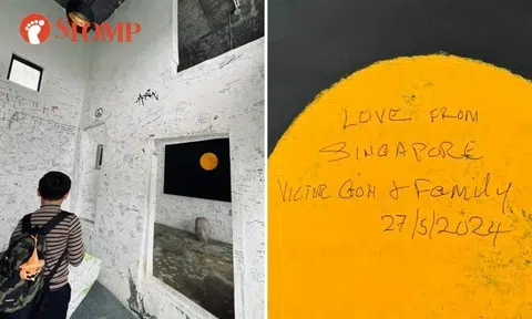 Artwork in South Korea defaced by Singaporean 'Victor Goh and family': Prank or ignorance?