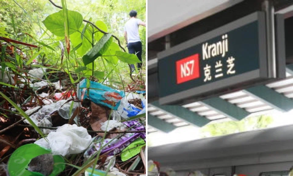 Migrant workers told Shin Min Daily News they encountered women soliciting in the wooded area across from the station.