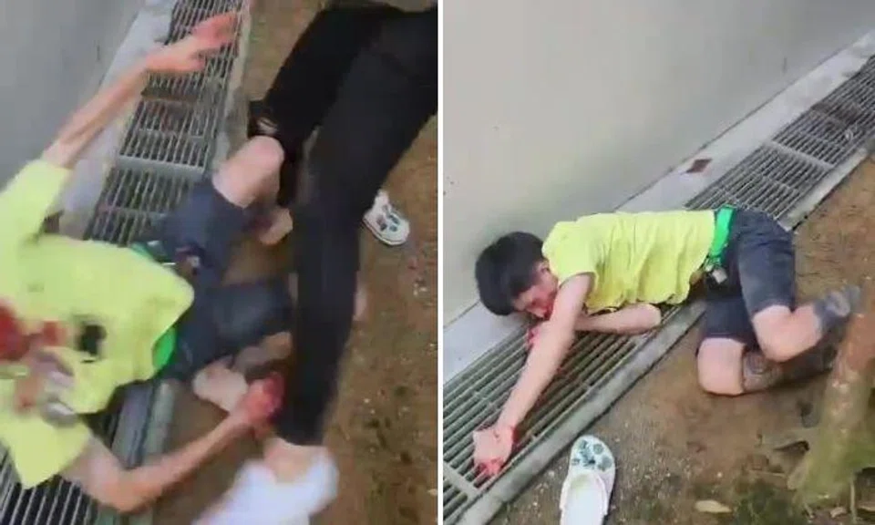 Man arrested after sucker-punching another and beating him up