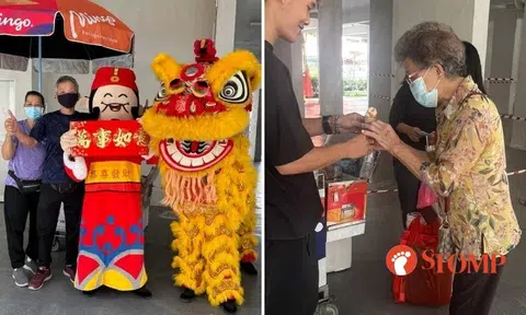 Volunteers and Uncle Jimmy's ice-cream make it a sweet CNY for elderly residents at North Bridge Road