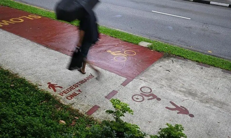 Apart from pedestrians, users of personal mobility aids – such as mobility scooters and electric wheelchairs – are allowed on pedestrian-only paths.