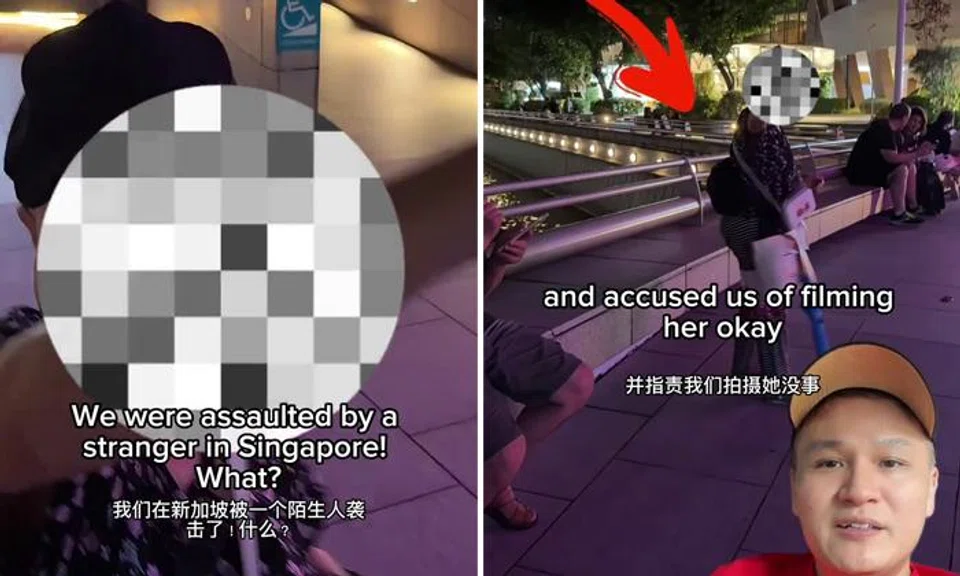 Stranger allegedly curses, threatens and assaults couple after accusing them of filming her