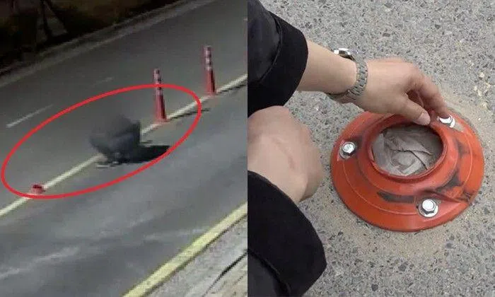 Man got so annoyed with road dividers, he decided to slice off the ...